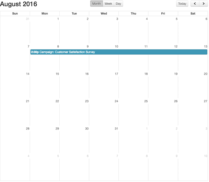 Schedule view - Genesys Cloud Resource Center