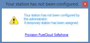 SoftphoneStationNotConfigured