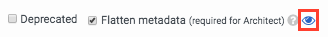 Preview flattened metadata icon