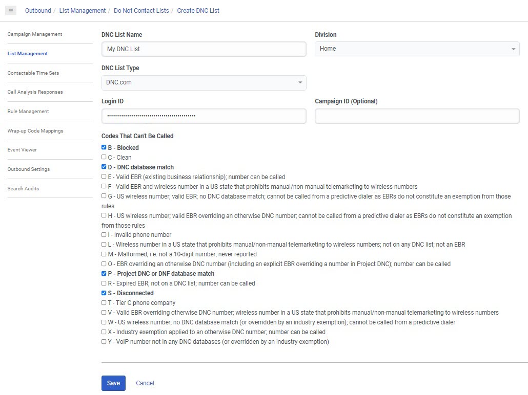 Use DNC scrubbing provided by Contact Center Compliance Corporation