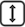 Figure shows the directional indicator in an empty vertical stack container