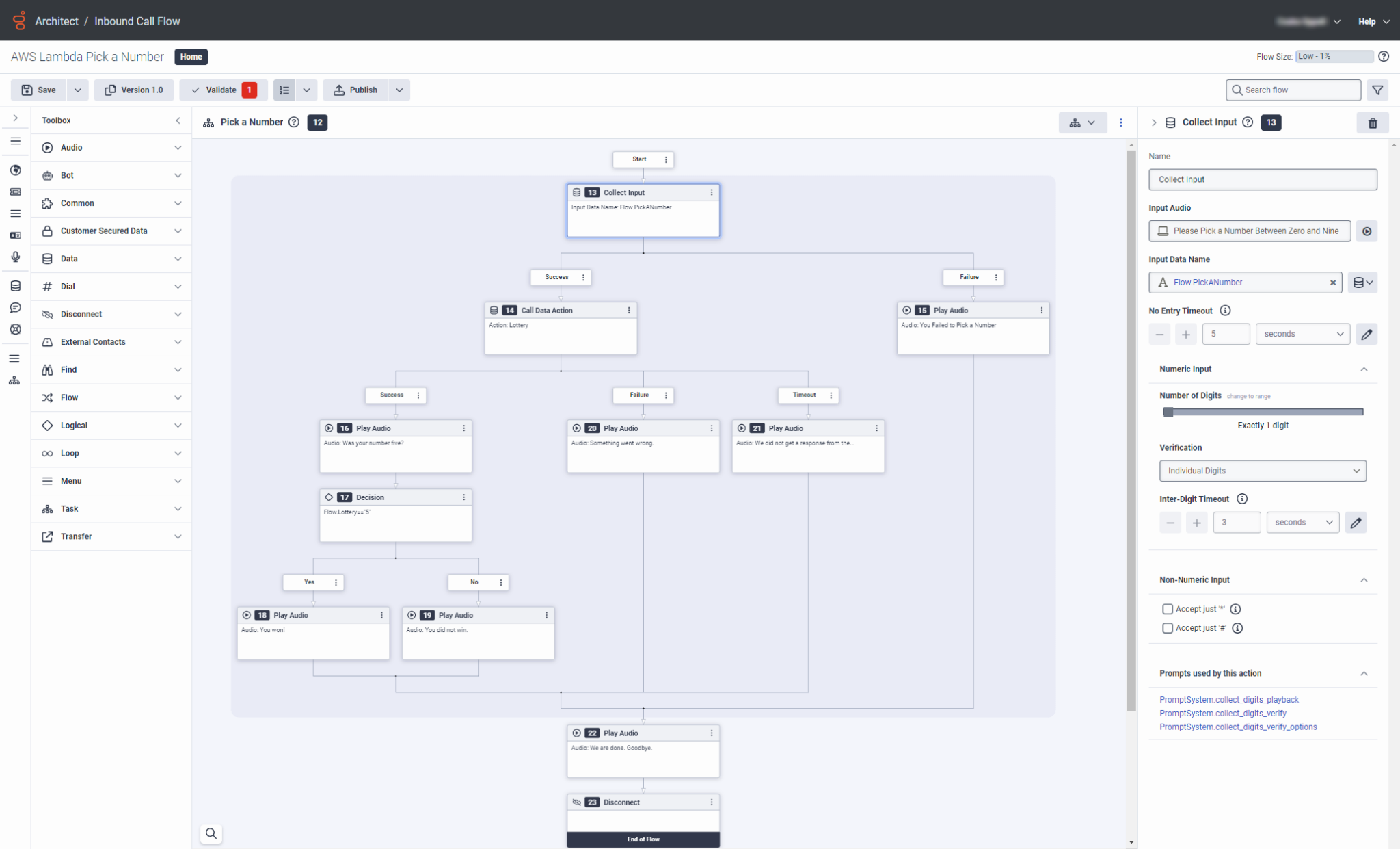 Example call flow for the data actions integration - Genesys Cloud ...