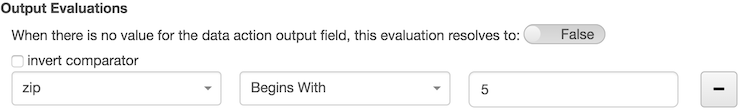 Output evaluations