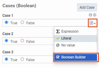 Access the Boolean Builder