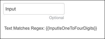 Text matches Regex