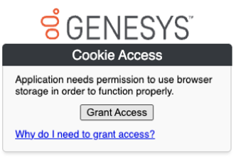 Grant access to embedded client