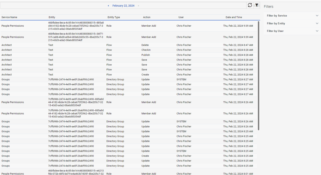 Image of the full-page audit viewer