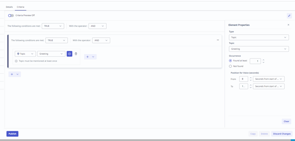 Category interaction example