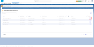 Unpark email interaction in Genesys Cloud for Salesforce.