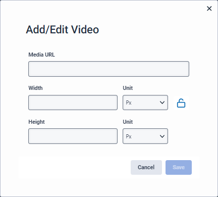 Add or Edit Media dialog box in knowledge base article