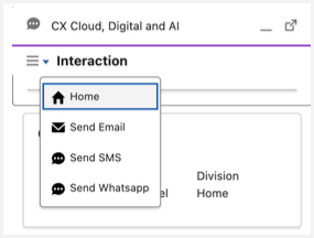 Esta imagen es una captura de pantalla de la utilidad CX Cloud, Digital and AI.