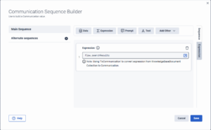 Voice bot flow custom knowledge path communication builder