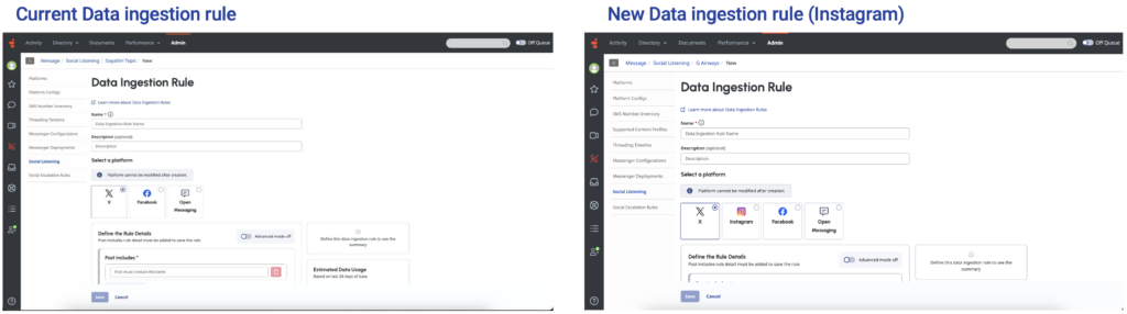 Data ingestion rule