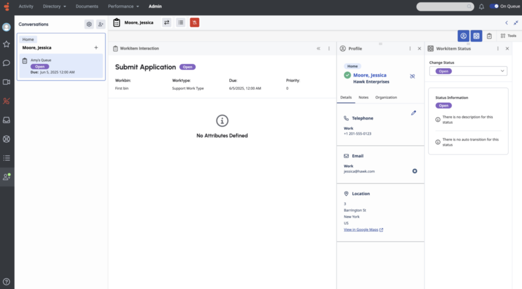 External contact already linked