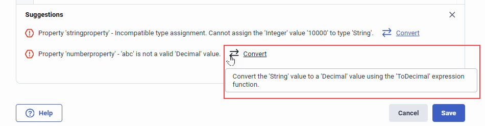Validation in custom JSON editor in Architect